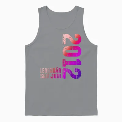 Limited Edition Juni 2012 Legendär Seit Juni 2012 Jahrgang Unisex Tank Top - Sport Grey