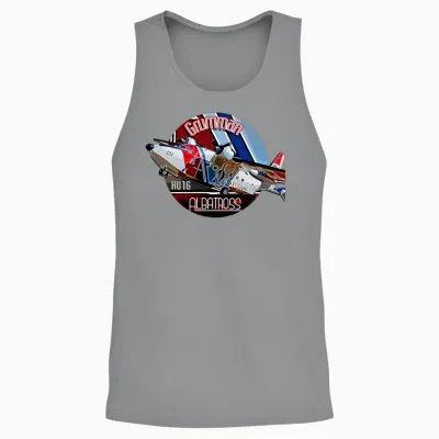 Grumman Hu-16 Albatross Coast Guard Aircraft Unisex Tank Top - Sport Grey