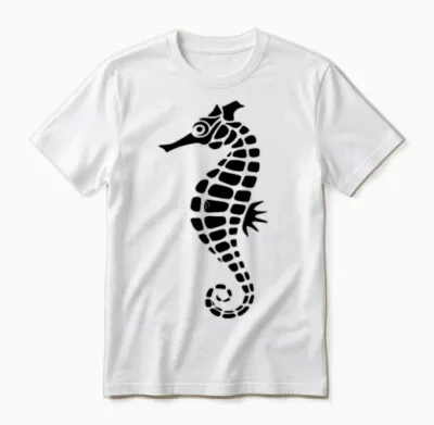 The Horse Sea Unisex T-Shirt - White