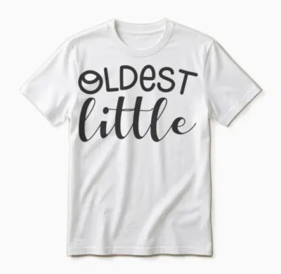 Oldest Little Unisex T-Shirt - White