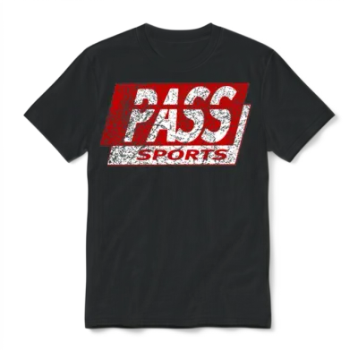 Old School Retro Pass Sports Detroit Unisex T-Shirt - Black