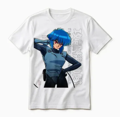 [design Exclusif Amazon] Motoko Unisex T-Shirt - White