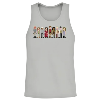 Firefly Cast Cross Stitch Unisex Tank Top - Ash