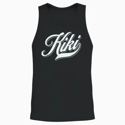 Mens Boys Funny Funny Gift Idea Name for Kiki Unisex Tank Top - Black