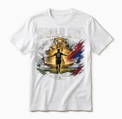 Fußball - Wm World Cup 2026 Unisex T-Shirt - White