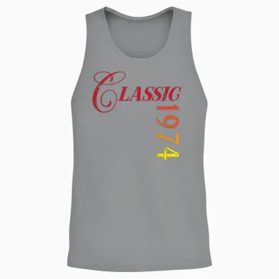 1974 Vintage 50th Birthday Unisex Tank Top - Sport Grey