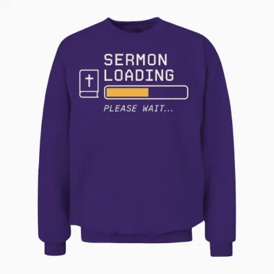 Funny Pastor Youth Ministry Church Leader Humor Unisex Sweatshirt - Purple