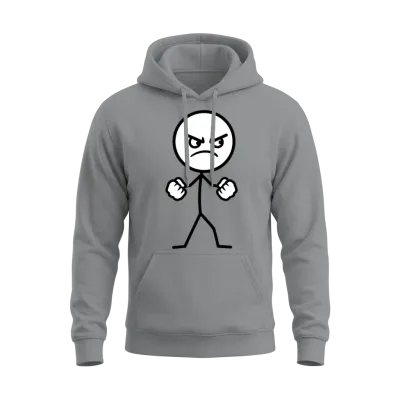 Mad Stickman Unisex Hoodie - Sport Grey