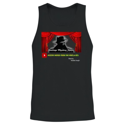 Mystery Movies from the 1930's & 40's Unisex Tank Top - Black