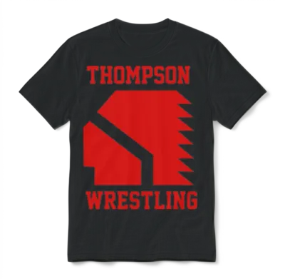 Thompson High School Wrestling (vision Quest) Unisex T-Shirt - Black