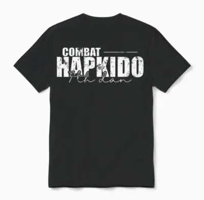 Combat Hapkido 7th Dan American Martial Arts Unisex T-Shirt - Black