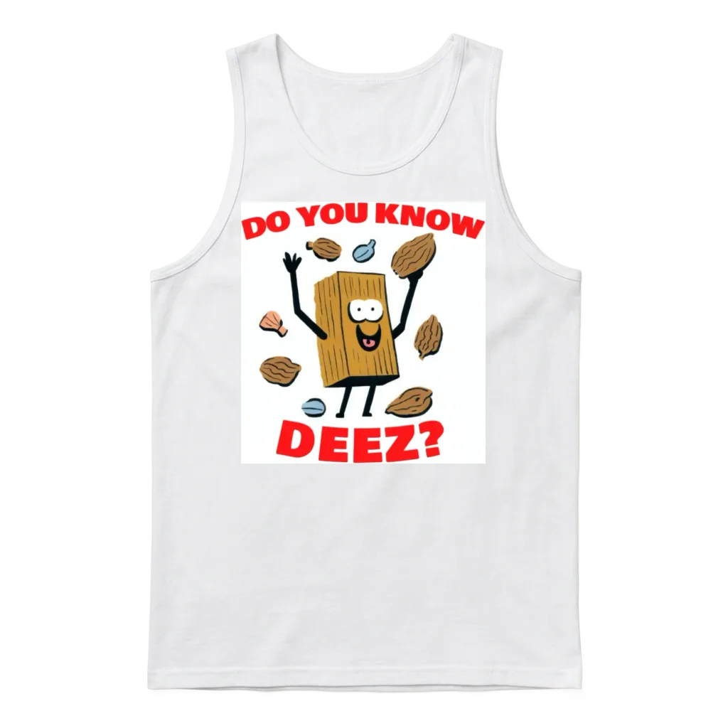 Do You Know Deez Album Cover Unisex Tank Top - White