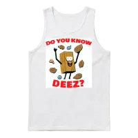 Do You Know Deez Album Cover Unisex Tank Top - White – 1
