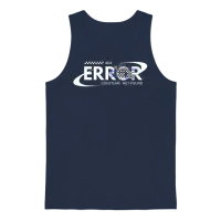 404 Costume Not Found Halloween Unisex Tank Top - Navy – 1
