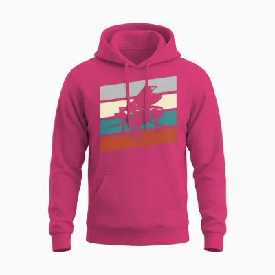 Piano Retro Unisex Hoodie - Heliconia