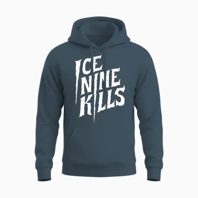 Ice Nine Kills - Floral T-Shirt, Black Unisex Hoodie - Dark Heather