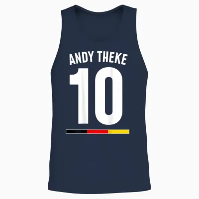Andy Counter Mallorca Holiday Malle Party Jersey Unisex Tank Top - Navy