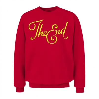 The End Unisex Sweatshirt - Red