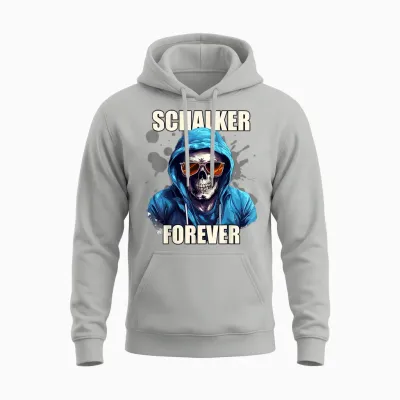 Schalke T-Shirt Gelsenkirchen Saying City Souvenir Fan T-Shirt, Black Unisex Hoodie - Ash
