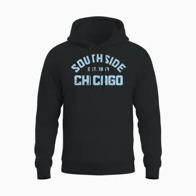 Chicago Illinois Souvenir Gift Unisex Hoodie - Black