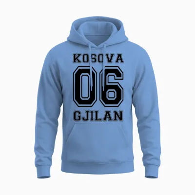 Kosovo Gjilan Albania Shirt Kosovo Gift Unisex Hoodie - Carolina Blue