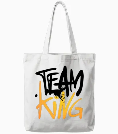 Team King ! Only One Place Tote Bags - White