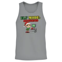 Elf Mode Activated — Christmas Gift Unisex Tank Top - Sport Grey – 2