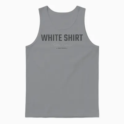 White Black Edition | Lustige Sprüche Unisex Tank Top - Sport Grey