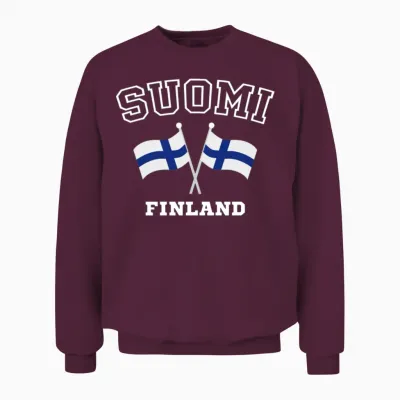 Suomi Finland Unisex Sweatshirt - Maroon