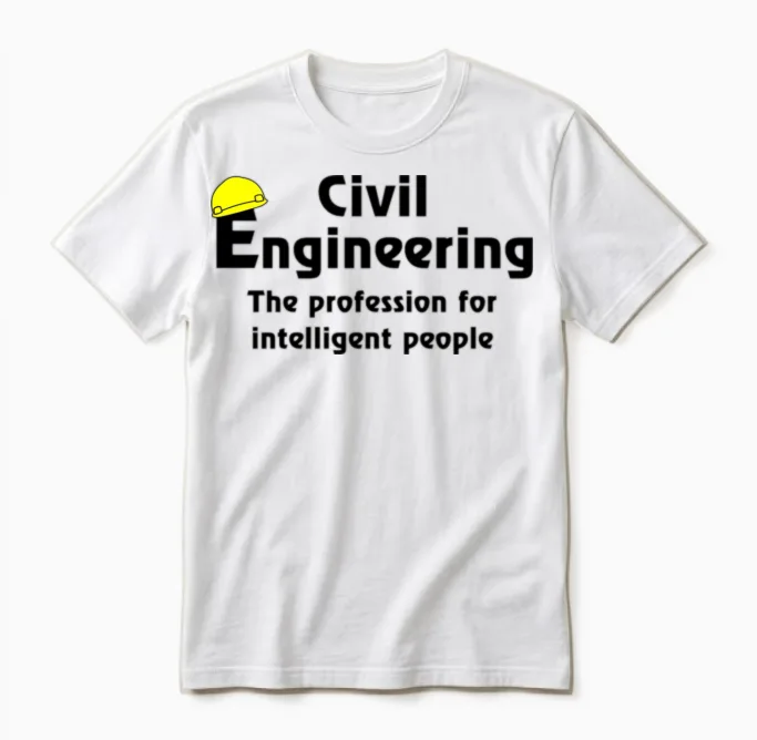 Smart Civil Engineer - Engineers Unisex T-Shirt in White