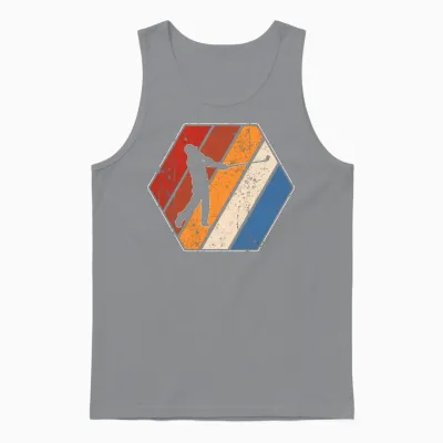 Golf Retro Unisex Tank Top - Sport Grey