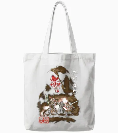 Star Wars Darth Maul Battle Portrait Tote Bags - White