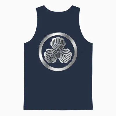 Shima Clan Kamon Unisex Tank Top - Navy