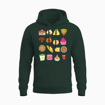 Funny Food Unisex Hoodie - Forest