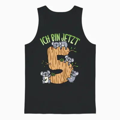 5ter Geburtstag Junge Koala 5 Jahre Alt Fünfjähriger Unisex Tank Top - Black