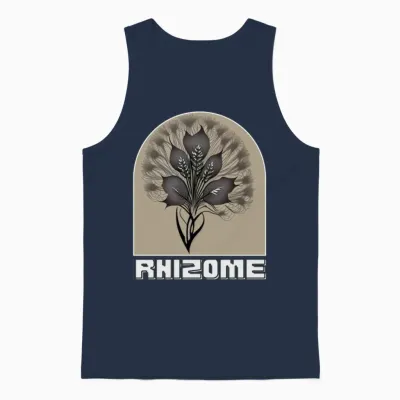Nature Beauty Unisex Tank Top - Navy