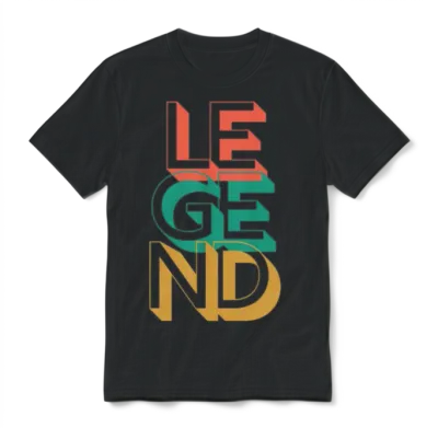 Retro Legend Unisex T-Shirt - Black