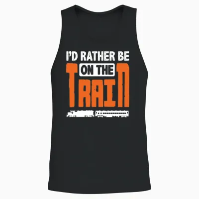 Train Trains Hobby Train Spotter Train Driving Unisex Tank Top - Black