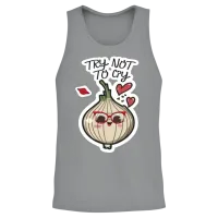 Funny Onion Unisex Tank Top - Sport Grey – 2
