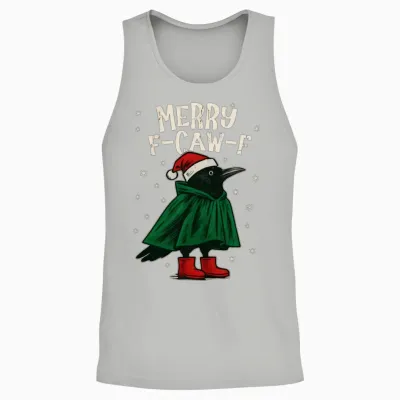 Merry F Caaw F Unisex Tank Top - Ash