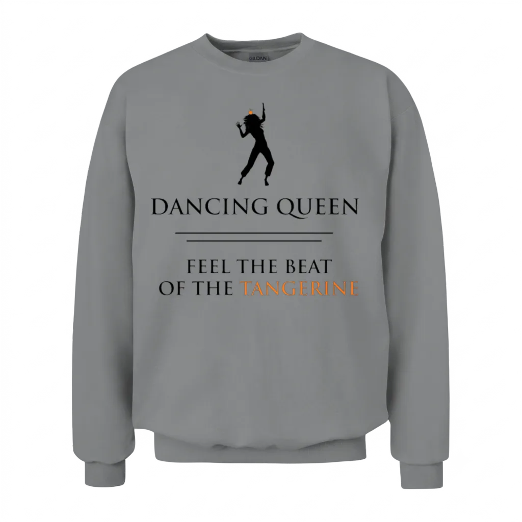Funny Tangerine Unisex Sweatshirt - Sport Grey