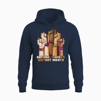 National Womens History Month for Womens History Month Unisex Hoodie - Navy
