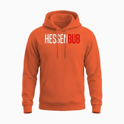 Hessen Bub Hessischer Dialekt Hessisch Hessen Unisex Hoodie - Orange