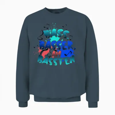 Bass Players, Bassist, Bass Guitarists Guitarist Unisex Sweatshirt - Dark Heather