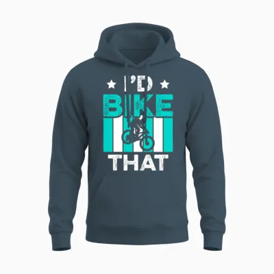 Mountain Biking Id Bike That Unisex Hoodie - Dark Heather