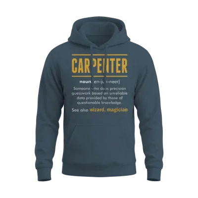 Carpenter Wizard Magician Unisex Hoodie - Dark Heather
