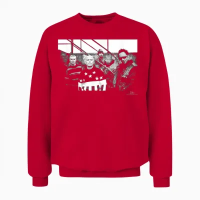 Photo the Prodigy Firestarter by Phil Nicholls Unisex Sweatshirt - Red