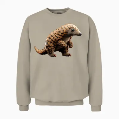 Pangolin Pangolin Pinecone Love Sweet Pangoline Unisex Sweatshirt - Sand