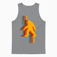 Bigfoot Retro Vintage Essential3 Unisex Tank Top in Sport Grey - 1