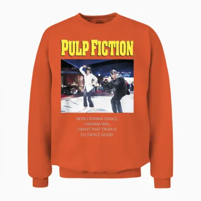 Dance Good Classic Movie Zitat Grafik Unisex Sweatshirt - Orange